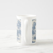 トワフランスのールデジュウホースパターン ボーンチャイナマグカップ (裏面)