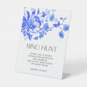 トワフランスのールフローラブライダルシャワーリングや輪狩り 台座サイン (正面)