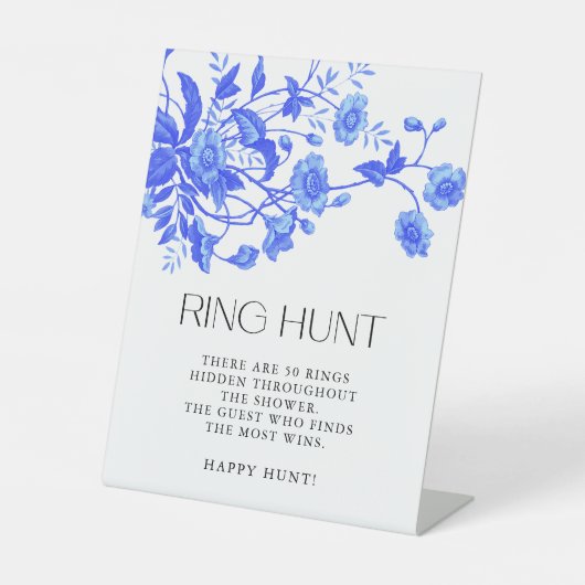 トワフランスのールフローラブライダルシャワーリングや輪狩り 台座サイン (正面)