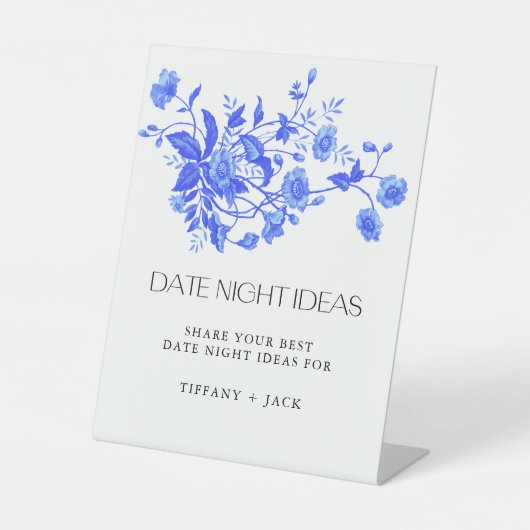 トワフランスのールフローラブライダルシャワー日の夜 台座サイン (正面)