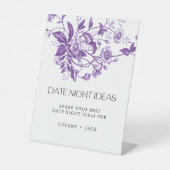 トワフランスのールフローラブライダルシャワー日の夜 台座サイン (正面)