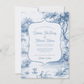 トワルカントリー フレンチ ウェディング インビテーション (正面)