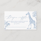 トワルブルー 遊牧のサファリ おむつくじ引換券 エンクロージャーカード (正面)