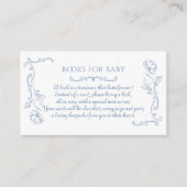 トワールデジュイのロッキング馬ヴィンテージブックスベビー エンクロージャーカード (正面)