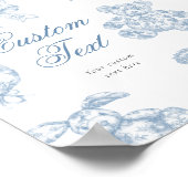 トワールデジュイカスタム文字テーブルサイン ポスター (角)