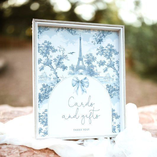 トワールデジュウボンジュールパリジャンのカードとギフト ポスター