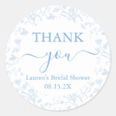 トワールフローラブライダルシャワー ラウンドシール (正面)