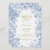 トワールフローラブライダルシャワー 招待状 (正面/裏面)