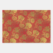 トワール・ド・ジュイ模様。 ラッピングペーパーシート (正面2)