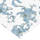 トワール・ド・ジョイ。フローラブルー. ショートテーブルランナー (コーナー)