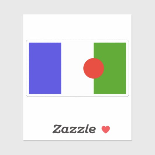 トワ州旗 シール (シート)