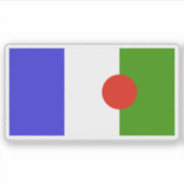 トワ州旗 シール (正面)