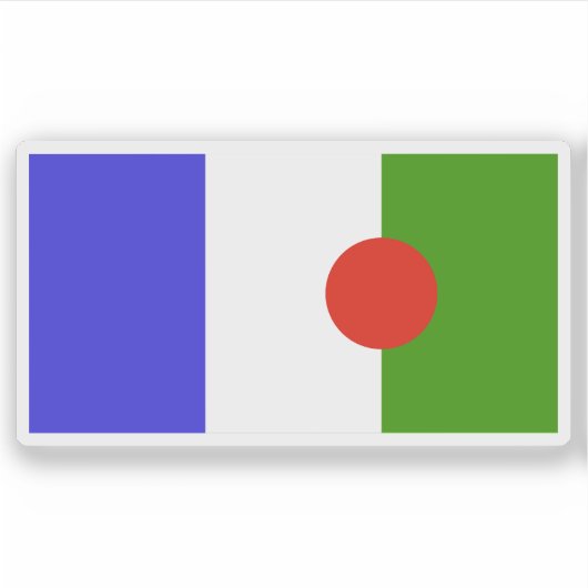 トワ州旗 シール (正面)