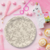 トワ素朴ルフランスのフローラ紙プレート ペーパープレート (パーティー)