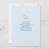 トワ・ド・ジュイのベビーシャワー・ボーイ 招待状 (裏面)