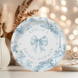 トワ・ド・ジュイ フランス風ロマンチックなブライズシャワー ペーパープレート