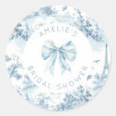 トワ・ド・ジュイ フランス ロマンティック ブライダルシャワー ラウンドシール (正面)