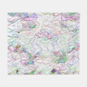 トンのペロラオペサコロリダオクレメ フリースブランケット (正面(横))