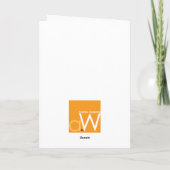 トンを感謝していしています サンキューカード (裏面)