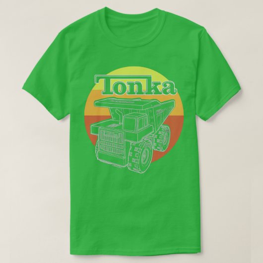 トンカトラックサンセット Tシャツ (デザイン正面)