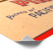 トンカブランドサーモンラベル ポスター (角)