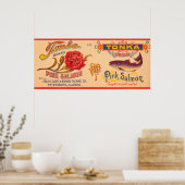 トンカブランドサーモンラベル ポスター (キッチン)