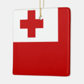 トンガの国旗 セラミックオーナメント (左)