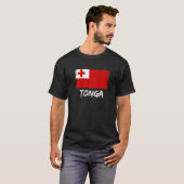 トンガの国旗 トンガ 1 Tシャツ (正面フル)
