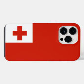 トンガの国旗 iPhoneケース (裏面横)
