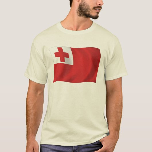 トンガの国旗Tシャツ Tシャツ (正面)