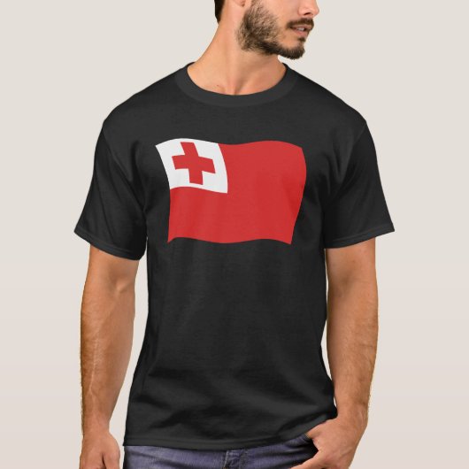 トンガの国旗Tシャツ Tシャツ (正面)