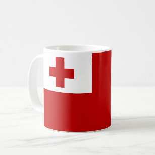 トンガの旗 コーヒーマグカップ