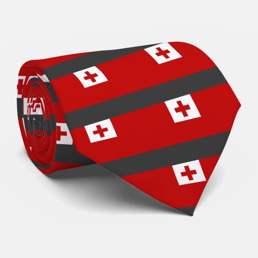 トンガの旗 ネクタイ (ロール)