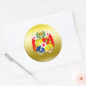 トンガコート・オブ・アームズ ラウンドシール (封筒)