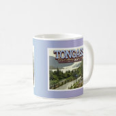 トンガス国立森林 – メンデンホール氷河 コーヒーマグカップ (正面右)