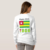 トンガトンガネーフラッシュパーソナライズされた Tシャツ (裏面フル)