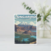 トンガリロ国立公園ニュージーランドトラベル ポストカード (スタンド正面)