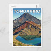トンガリロ国立公園ニュージーランドトラベル ポストカード (正面/裏面)