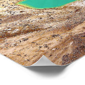 トンガリロ国立公園ニュージーランドヴィンテージ ポスター (角)