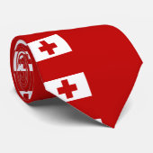 トンガン国旗のネクタイ ネクタイ (ロール)