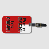 トンガ国おもしろい旗 ラゲッジタグ (正面横)