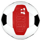 トンガ国旗の愛らしい愛国心 サッカーボール (回転)