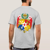 トンガ国旗の独立性お祝い Tシャツ (裏面)