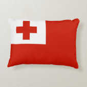 トンガ国旗 アクセントクッション (裏面)