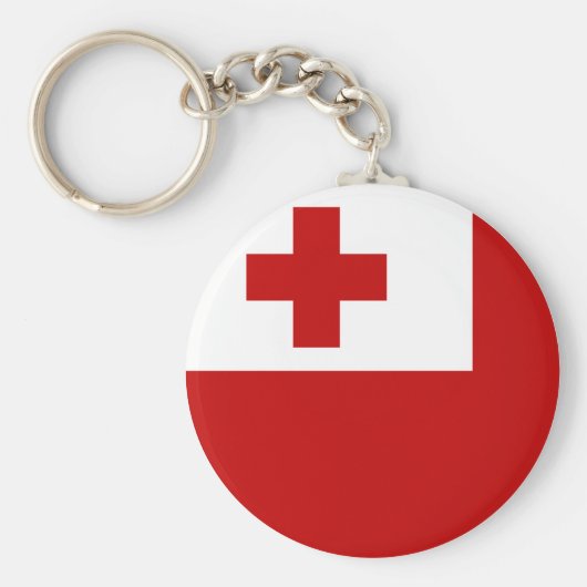 トンガ国旗 キーホルダー (正面)