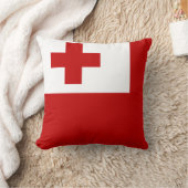 トンガ国旗 クッション (ブランケット)