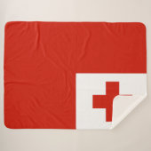 トンガ国旗 シェルパブランケット (正面(横))