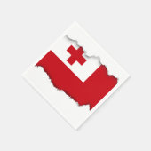 トンガ国旗 スタンダードカクテルナプキン (角)