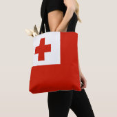 トンガ国旗 トートバッグ (クローズアップ)