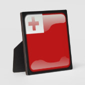 トンガ国旗 フォトプラーク (正面)